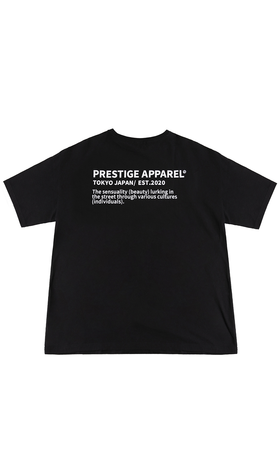 LOGO〟Tee BLACK - PRESTIGE APPAREL